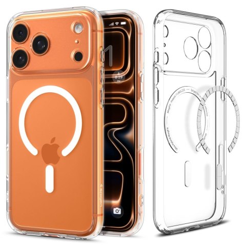 Etui case na iPhone 17 Pro Max MagSafe Ultra Hybrid - przezroczysto-białe SPIGEN