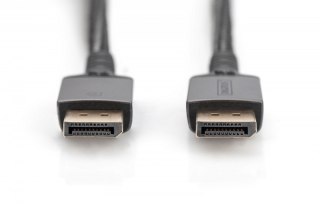 Kabel połączeniowy PREMIUM DisplayPort 8K60Hz UHD DP/DP M/M 1m Czarny Digitus