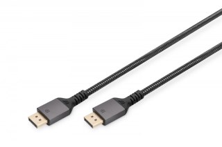 Kabel połączeniowy PREMIUM DisplayPort 8K60Hz UHD DP/DP M/M 2m Czarny Digitus