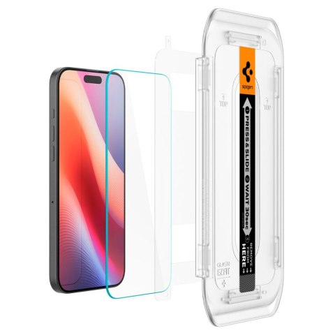 Szkło hartowane ochronne na iPhone 16 Pro Glas.tR EZ Fit SPIGEN
