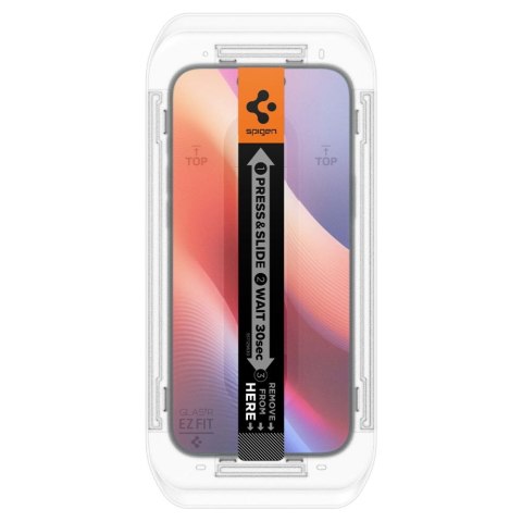 Szkło hartowane ochronne na iPhone 16 Pro Glas.tR EZ Fit SPIGEN