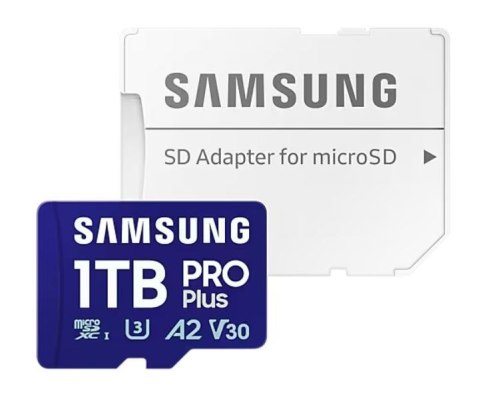 Karta microSD MB-MD1T0SA/WW 1TB PRO+ + adapter MB-MD1T0SA/EU Samsung