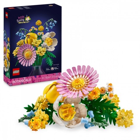 Klocki Botanicals 10347 Mały bukiet żółtych kwiatów LEGO