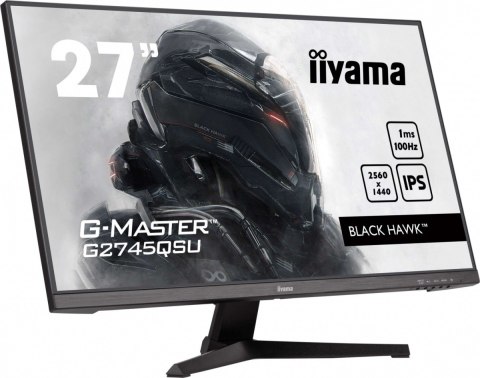 Monitor 27 cali G2745QSU-B2,IPS,QHD,100Hz,1ms,2xUSB,300cd IIYAMA