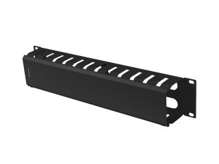 Organizer kabli 19 cali 2U z zaślepką typ A czarny Lanberg