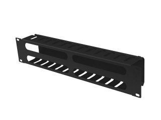 Organizer kabli 19 cali 2U z zaślepką typ A czarny Lanberg