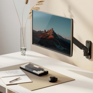 Uchwyt naścienny do monitora 17-27 cali max 7kg sprężyna gazowa Maclean MC-458 Maclean