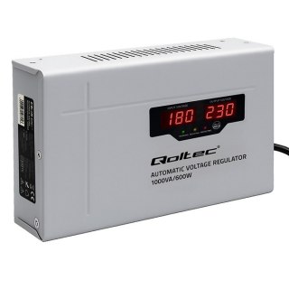 Automatyczny stabilizator napięcia AVR 1000VA 3% | Compact | Toroidalny transformator Qoltec