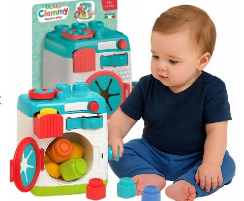 Clemmy Pralka Sensoryczna Sorter Klocki Clementoni 17582 Clementoni