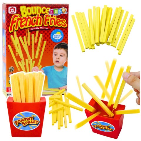 Gra Zręcznościowa Rodzinna Wyskakujące Latające Frytki LEAN Toys