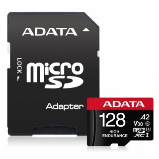 Karta microSD High Endurance 128GB UHS1 U3 V30 A2 100/85MB/s + Adapter Adata