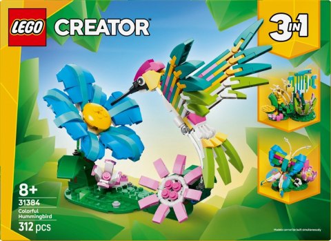 Klocki Creator 31384 Dzikie zwierzęta: kolorowy koliber LEGO