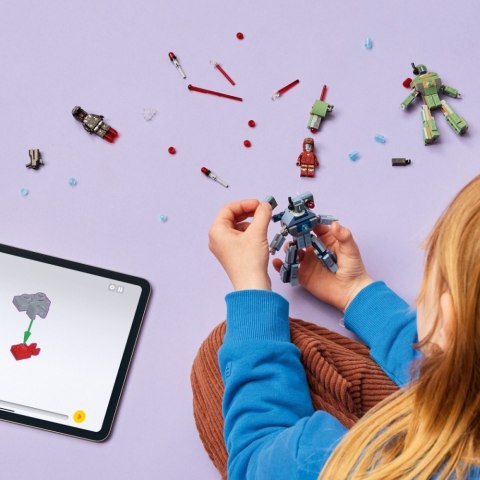 Klocki Super Heroes 76320 Iron Man i War Machine kontra drony Hammera LEGO