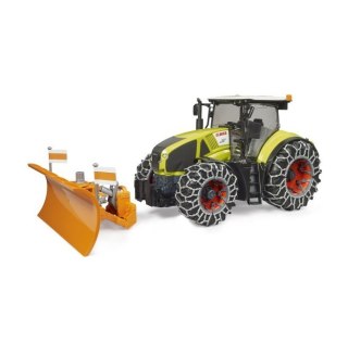Traktor Claas Axion 950 z pługiem do śniegu BRUDER