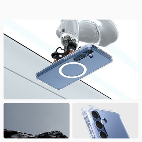 Etui na Samsung Galaxy S25 Ultra Hybrid Mag - przezroczyste SPIGEN