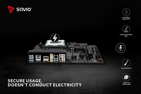 Glacier Pasta termoprzewodząca 13.5 W/mK 2g TG-03 Savio