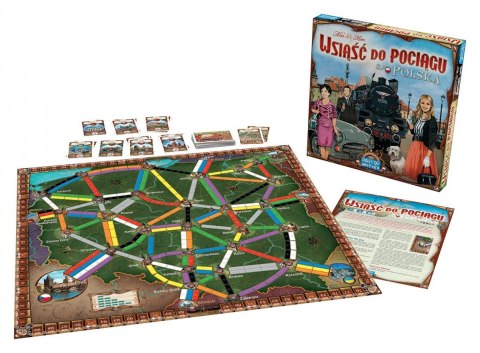 Gra Wsiąść do Pociągu Kolekcja Map 6.5 Polska Rebel