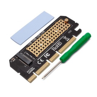 Karta rozszerzeń, adapter M.2 NVMe M-Key PCI-E, AK-41 Savio