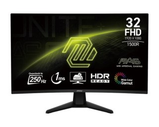 Monitor 31.5 cala MAG 32C6X LED/FHD/Curved/250Hz/czarny MSI