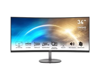 Monitor 34 cale PRO MP341CQ CURVED/VA/UWQHD/100Hz MSI