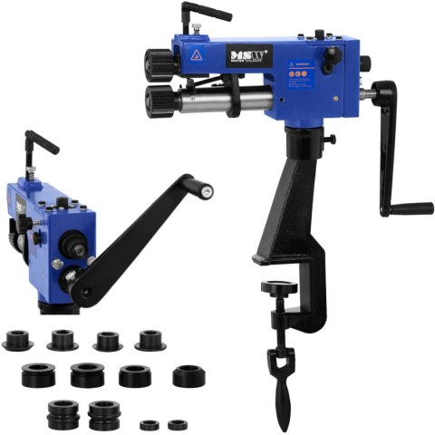 Żłobiarka rowkarka wyoblarka do blachy ręczna gr. 0.8 mm 6 matryc MSW