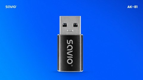 Adapter USB-C 3.1 (F) - USB-A 3.1 (M) AK-81 Savio