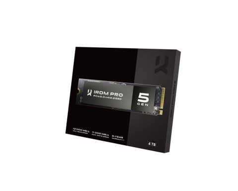 Dysk SSD IRDM PRO P54S Gen5 4TB 5x4 2280 12000/11000MB/s GOODRAM