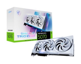 Karta graficzna GeForce RTX 5070 12G GAMING TRIO OC WHITE GDDR7 192bit MSI