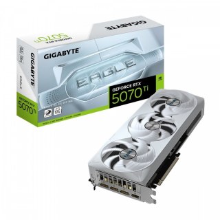 Karta graficzna GeForce RTX 5070 Ti EAGLE OC ICE SFF 16G 256BIT GDDR7 Gigabyte