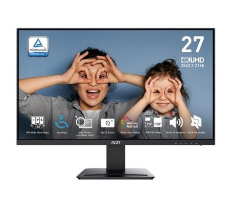 Monitor 27 cali PRO MP273U LED/UHD/Flat/60Hz/czarny MSI