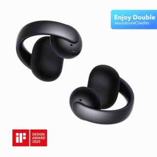 Słuchawki Soundcore AeroClip Bluetooth czarne Anker
