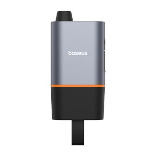 3w1 Młotek bezpieczeństwa do auta nóż do pasów samochodowych i latarka SharpTool czarny BASEUS