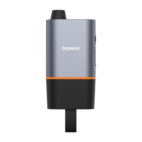 3w1 Młotek bezpieczeństwa do auta nóż do pasów samochodowych i latarka SharpTool czarny BASEUS