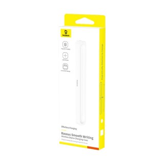 Etui ładujące do rysika Baseus Smooth Writing z kablem USB-C 3A 30cm - białe BASEUS