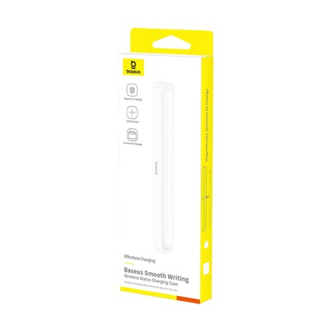 Etui ładujące do rysika Baseus Smooth Writing z kablem USB-C 3A 30cm - białe BASEUS