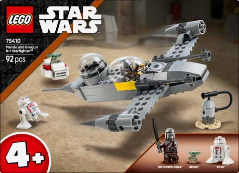 Klocki Star Wars 75410 Myśliwiec N-1 Mando i Grogu LEGO