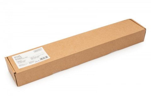 Listwa zasilająca PDU 19" Rack, 8x gniazdo ze stykami ochronnymi unischuko 16A/230V, 1x wtyczka IEC C20, 16A, przewód zasilający Digitus