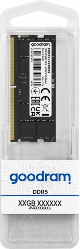 Pamięć DDR5 SODIMM 16GB/4800 CL40 GOODRAM