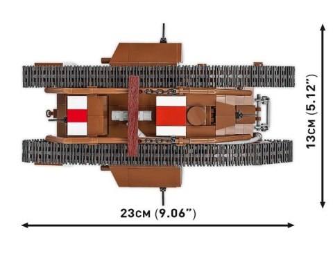 Klocki Mark V Male NO 9199 844 elementów Cobi Klocki