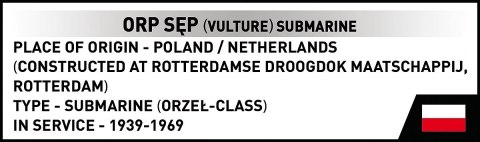 Klocki ORP Sęp 190 klocków Cobi Klocki