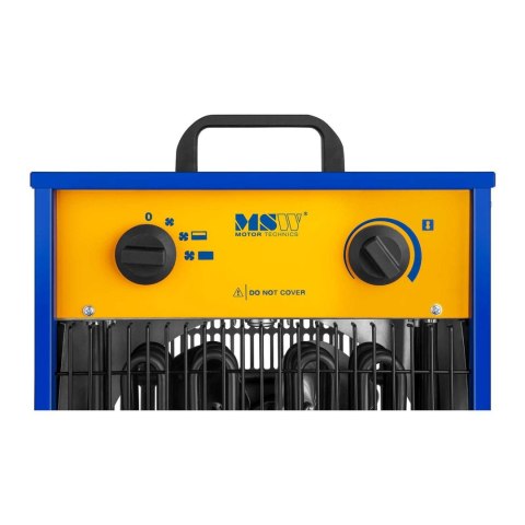 Nagrzewnica dmuchawa budowlana do suszenia ścian tynku prostokątna 400V 9000W MSW