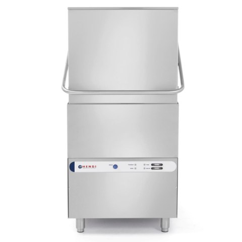 Zmywarka kapturowa do naczyń szybka i oszczędna + dozownik kosz 50x50cm 400V Hendi