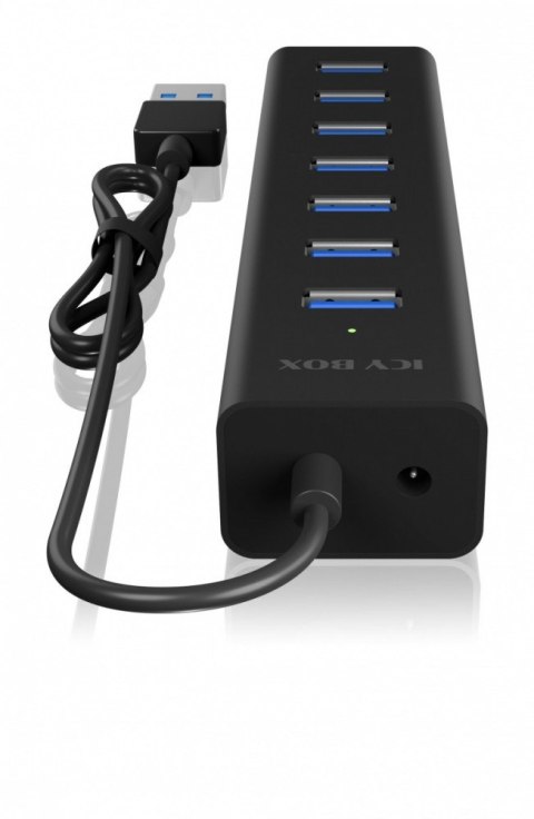 IB-HUB1700-U3 7-Port USB HUB+zasilacz IcyBox