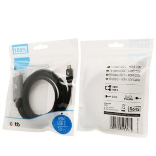 Kabel HDMI 2.0V - USB 3.1 typ C TB