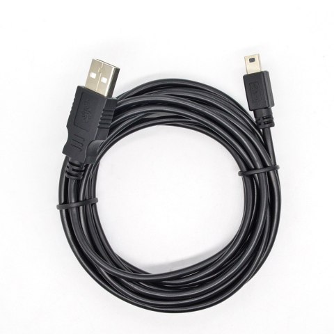 Kabel USB - Mini USB 3m. czarny TB