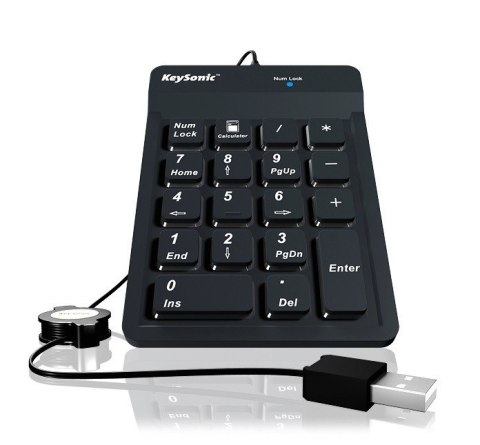 Klawiatura ACK-118BK2 odporna na kurz, IP64 KEYSONIC
