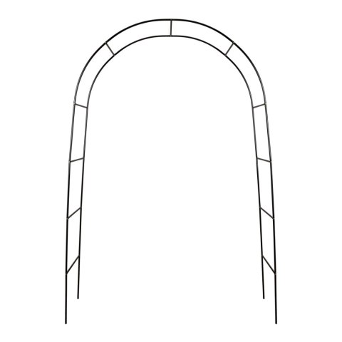 Pergola ogrodowa LUARO łuk uchwyt na róże kwiaty bluszcz pnącza metalowa 240 x 140 cm Kik Sp. z o. o. Sp. k.