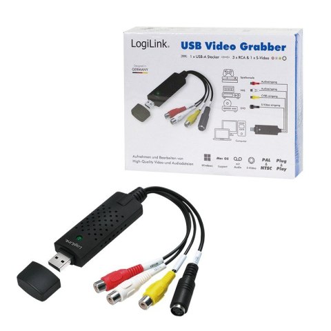 Grabber Audio/Video USB 2.0 Win 11 LogiLink