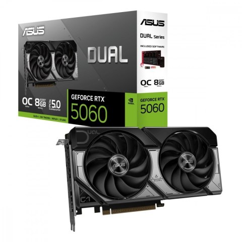 Karta graficzna GeForce RTX 5060 Dual OC 8GB GDDR7 128BIT HDMI/3DP Asus