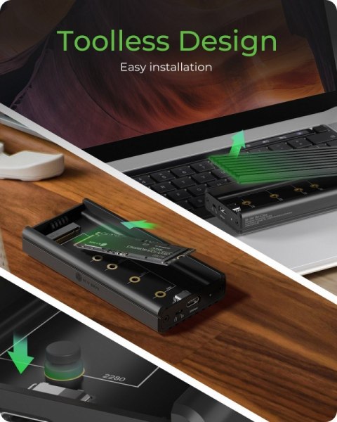 Obudowa IB-1917M-C32a NVMe USB 3.2 Gen 2x2, 20 Gbit/s IcyBox